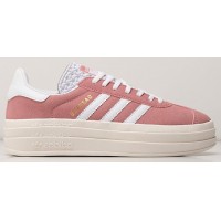 Adidas Gazelle Bold WMNS Pink White розовые