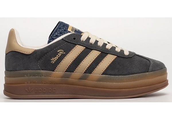 Adidas Gazelle Bold WMNS Grey Beige серые