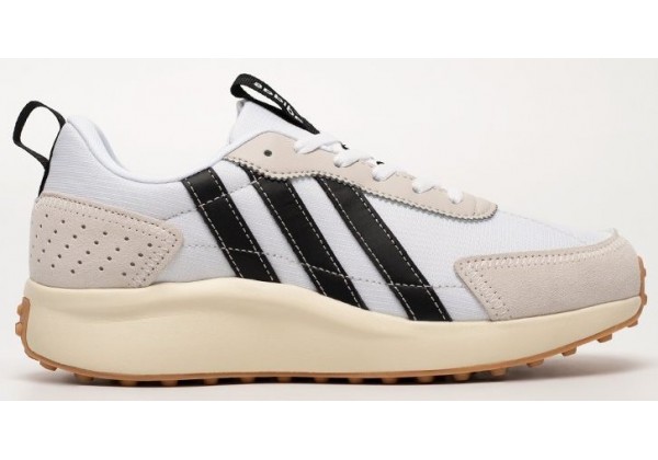 Adidas Futro Lite White Black Beige белые