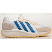 Adidas Futro Lite White Blue Beige белые