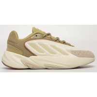 Adidas Ozelia White Olive Green белые