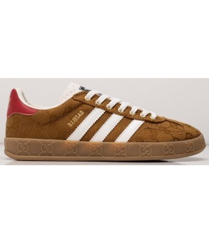 Adidas Gazelle Og x Gucci Brown коричневые