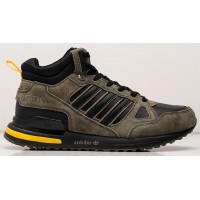 Adidas ZX 750 Hi Winter Green Black зеленые