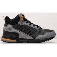 Adidas ZX 750 Hi Winter Grey Black Brown серые