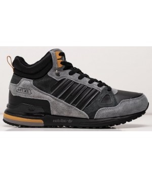 Adidas ZX 750 Hi Winter Grey Black Brown серые