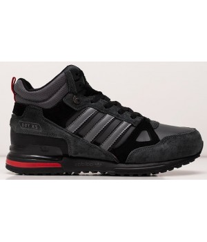 Adidas ZX 750 Hi Winter Grey Black Red серые