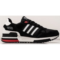 Adidas ZX 750 Black White Red черные