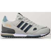 Adidas ZX 750 Light Grey Navy Blue серые