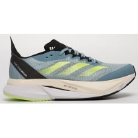 Adidas Adizero Boston 12 Wonder Blue Lucid Lemon голубые