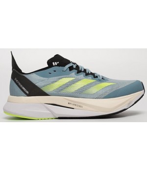 Adidas Adizero Boston 12 Wonder Blue Lucid Lemon голубые