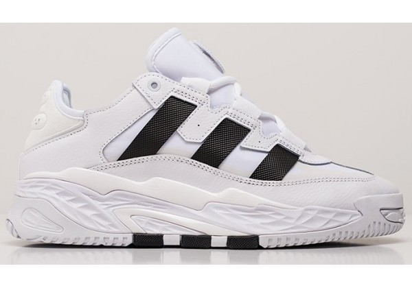 Adidas Niteball White Black белые