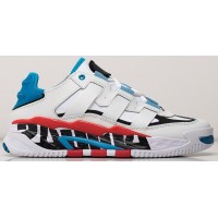 Adidas Niteball Cloud White Hazy Blue белые