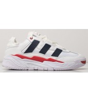 Adidas Niteball White Blue Red белые