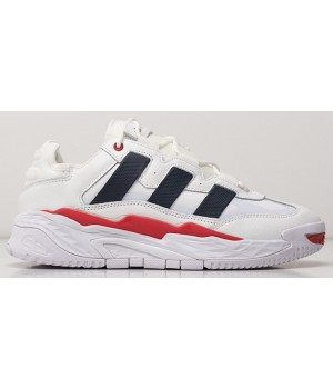 Adidas Niteball White Blue Red белые