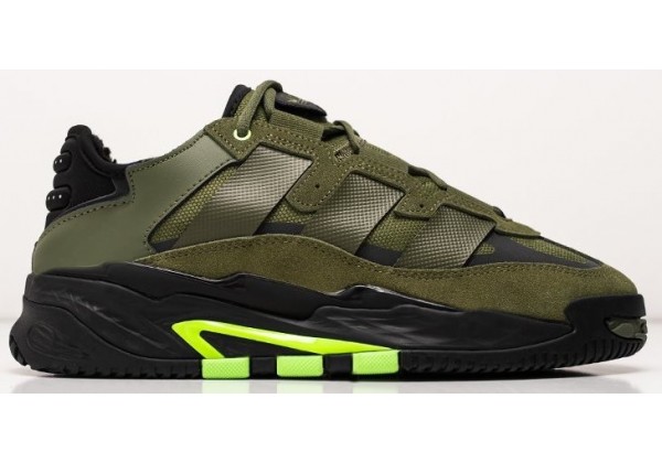 Adidas Niteball Olive Green Black зеленые