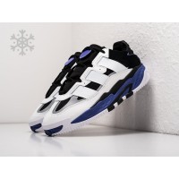 Adidas Niteball White Black Blue белые