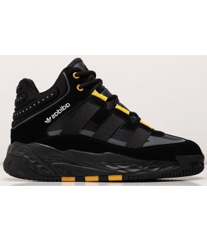 Adidas Niteball High Winter Black Grey Yellow черные