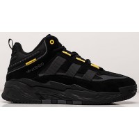 Adidas Niteball Hi Winter Black Yellow черные