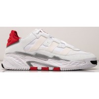 Adidas Niteball White Red белые