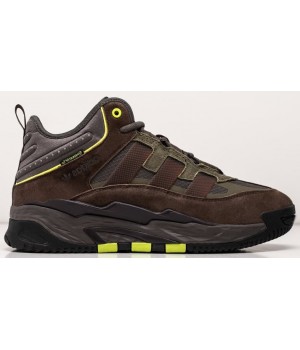 Adidas Niteball Hi Winter Brown Green коричневые