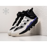 Adidas Niteball Hi Winter White Black Purple белые