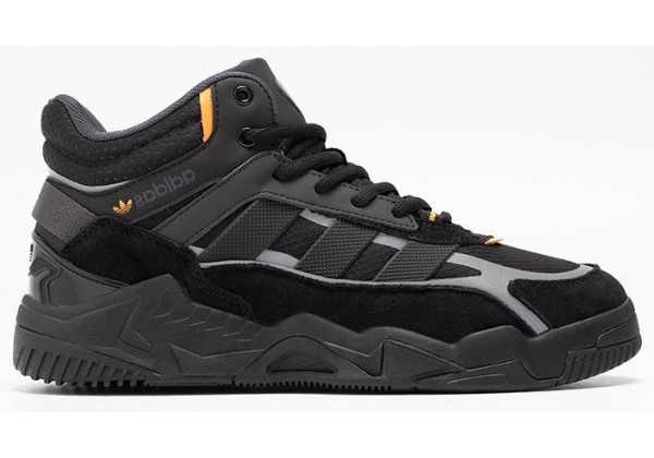 Adidas Niteball 2 High Winter Black Grey Orange черные