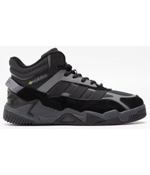 Adidas Niteball 2 High Winter Black Grey черные