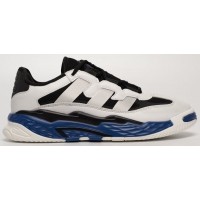 Adidas Niteball White Black Navy Blue белые