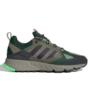 Adidas Zx 1k Boost Seasonality 2.0 Pebble Charcoal Green