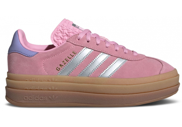 Adidas Gazelle Bold J True Pink Silver Purple