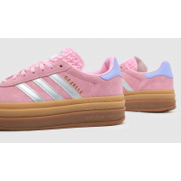 Adidas Gazelle Bold J True Pink Silver Purple