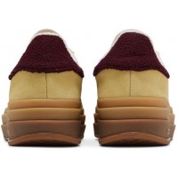 Adidas Gazelle Bold Almost Yellow Maroon