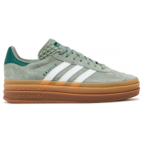 Adidas Gazelle Bold Silver Green Gum