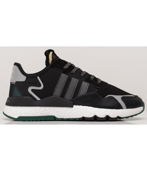 Adidas Nite Jogger Black Tint Blue черные