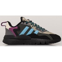 Adidas Nite Jogger Black Grey Six Rich Mauve