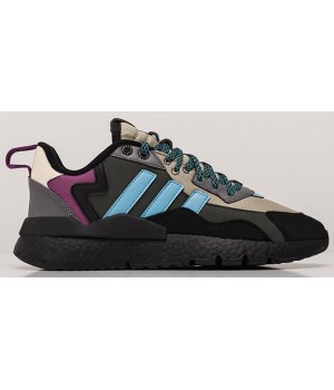 Adidas Nite Jogger Black Grey Six Rich Mauve