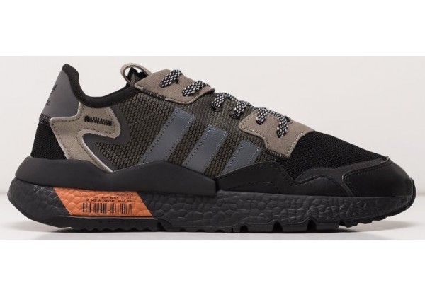 Adidas Nite Jogger Black Grey Orange черные