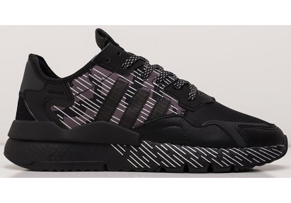 Adidas Nite Jogger Black Purple Camo