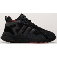 Adidas Nite Jogger Hi Winter Black Red черные