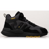 Adidas Nite Jogger Hi Winter Black Yellow черные