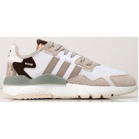 Adidas Nite Jogger White Tan Brown