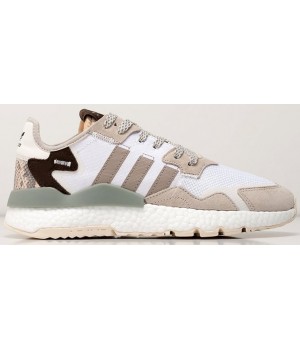 Adidas Nite Jogger White Tan Brown