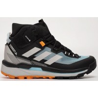 Adidas Terrex Skychaser Tech Mid GTX Black Blue черные