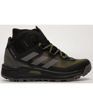 Adidas Terrex Skychaser Tech Mid GTX Green Black зеленые