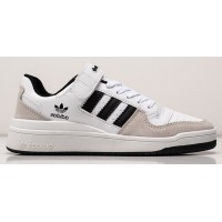 Adidas Forum Low White Black Beige