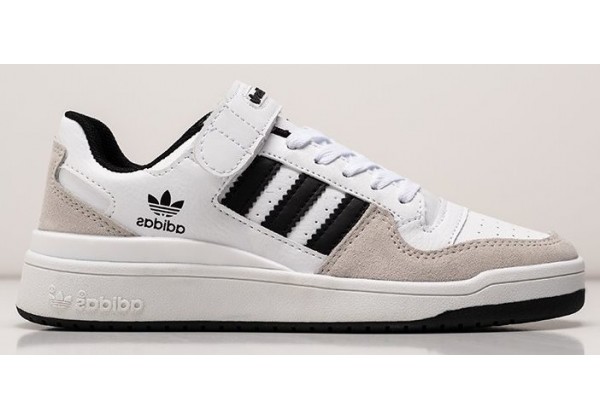 Adidas Forum Low White Black Beige