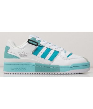 Adidas Forum Exhibit Low White Cyan