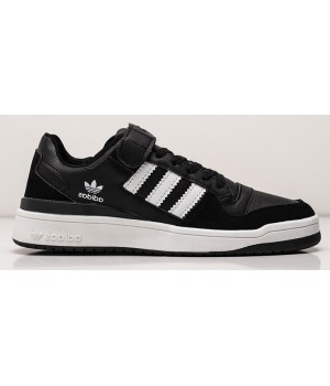 Adidas Forum Low Black White