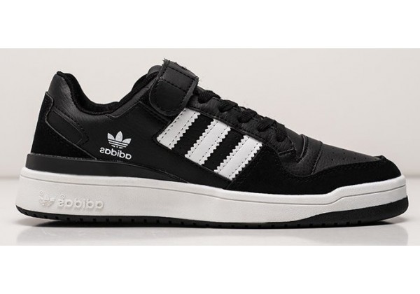 Adidas Forum Low Black White