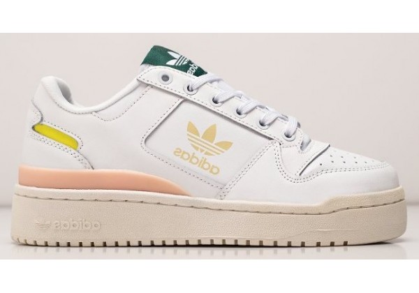 Adidas Forum Bold Low Cloud White Pink Gold Sail